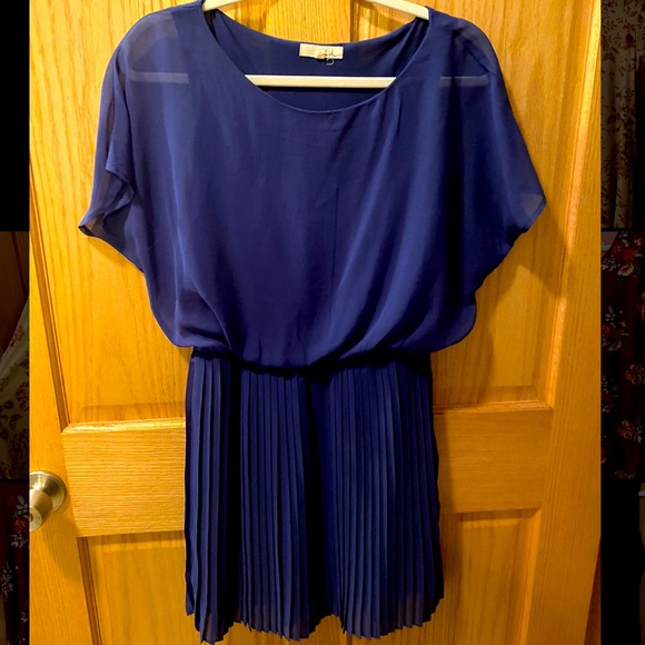 Boutique blue dress - Picture 1 of 2